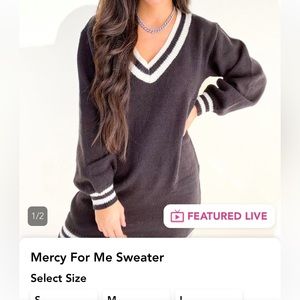 Ladies dress/tunic top NWOT size large